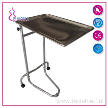 Adjustable Tattoo Stainless Steel Tray Table